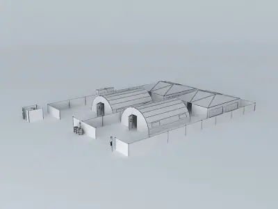alamcen drilling and camp COMESA cargapozo perfo Free 3D model