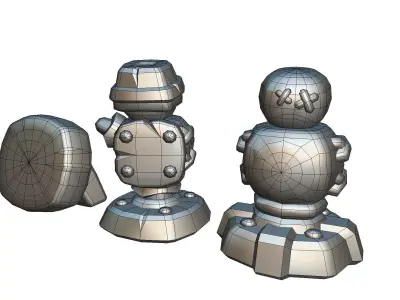 Cube World Practice Dummy - Proto Series Low-poly 3D model