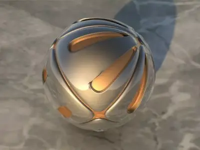 Armored Ball 3D model