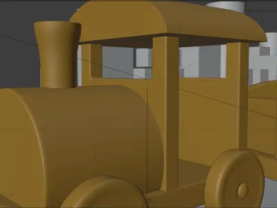 Favorite Toy - Train 3D model