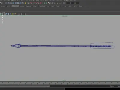 arrow 3d model feathered dart 3D model