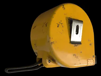 measuring tape Low-poly 3D model buy