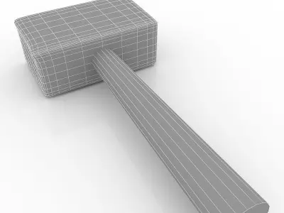 Sledgehammer hammer 3D model purchase