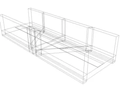 Craftsman Handtools - Miter Box 3D model
