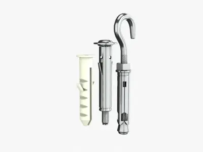 Wall Plug Low-poly 3D model purchase