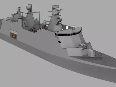 FFG Absalon class Low-poly 3D model