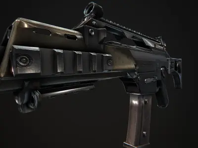 G36 ag rifle Low-poly 3D model