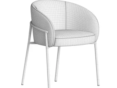 Rimo Dining Chair Parla Design 3D model