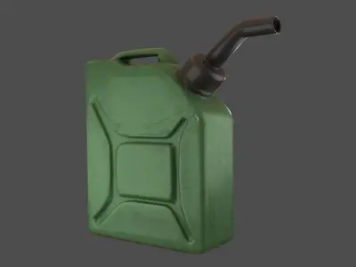 Jerry Can Low-poly 3D model order