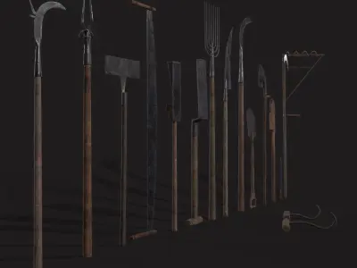 15 Medieval Farmers Tools Pack