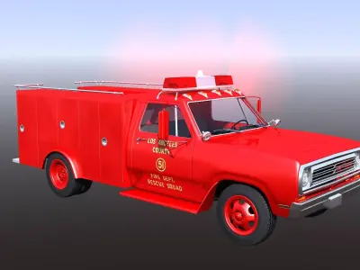 Emergency Truck 3D model