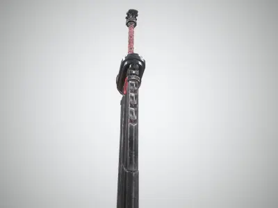 blade sword sabre Low-poly 3D model