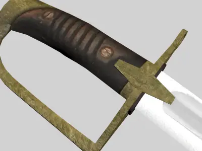 Polish Saber 1934 Low-poly 3D model