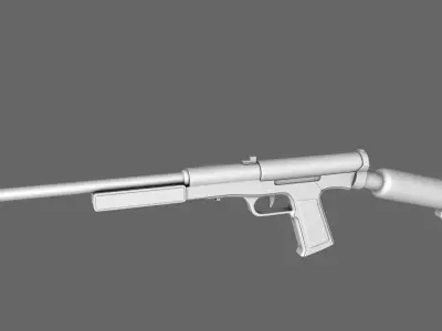 Paintball Gun Free 3D model