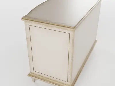 Dresser with 3 Drawers 3D model