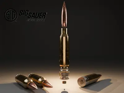 Sig Sauer 277 Fury Next Gen Ammunition 3D model