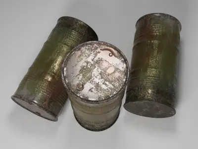 Iron Barrel 3D model