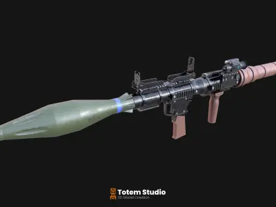 AIRTRONIC RPG-7 Rocket Propelled Grenade 3D model