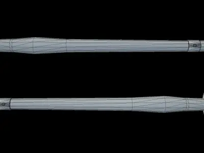 HIE Game Ready Shinai D180411 Low-poly 3D model