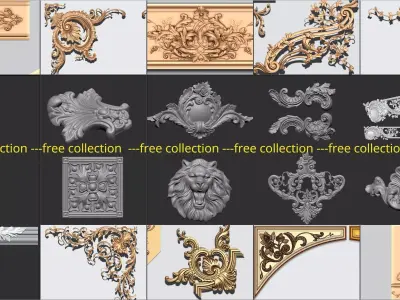 Ornaments classical decoration - free 3D print model
