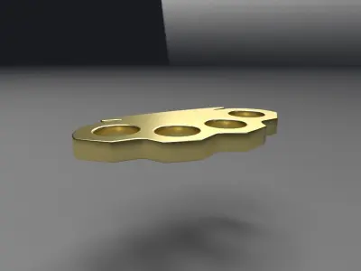 Brass knuckles 3D model