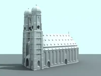 Dom Frauenkirche Munich Free 3D model