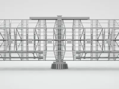 Type 965 Radar 3D model