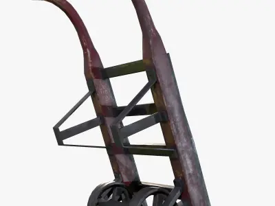 Retro Dolly Game Ready PBR Textures Low Poly Low-poly 3D model