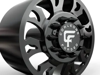 corleone front lucchese dually wheel  3D print model