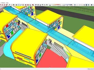 Sketchup Kindergarten 102 3D model