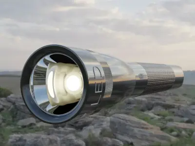 MagLite LED  3D model