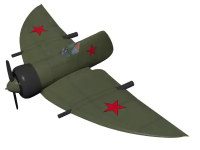 Cheranovsky BICh-17 3D model