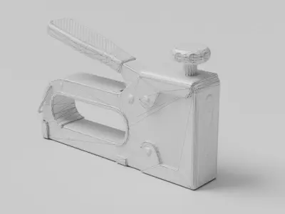 Brandless Staple Gun Low-poly 3D model