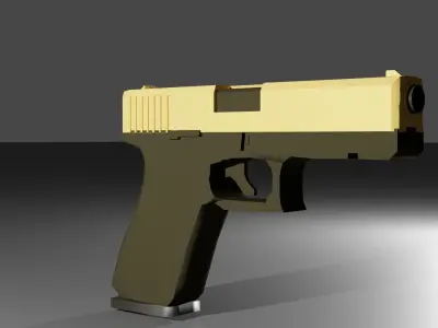 Glock 18 Low-poly 3D model order