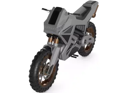 Enduro Motorcycle 3D model shop