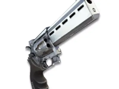 Hand Cannon Fortnite Low-poly 3D model