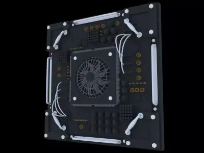 sci fi details 1 3D model