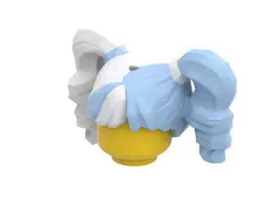 TwindBricks3D - Minifigure Hair pack 13 3D print model
