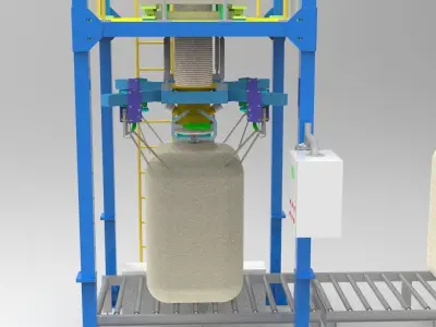 3d design model of ton bag packing machine 3D model