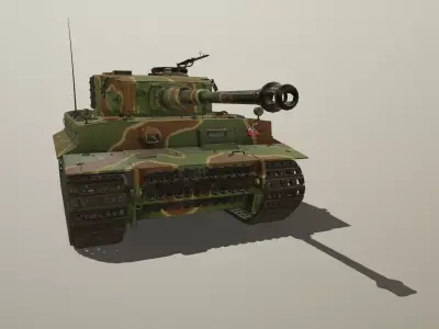 Tiger Tank E 3D model