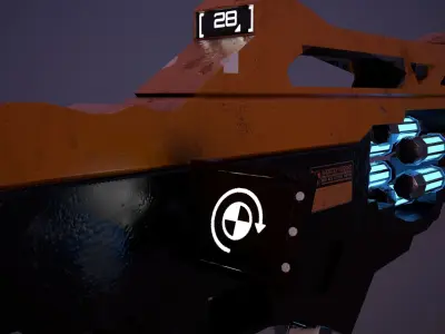 Conept Rifle  3D model