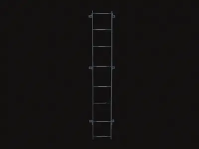 Metal Ladders Low-poly 3D model purchase