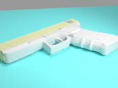 Glock Handgun Free 3D model