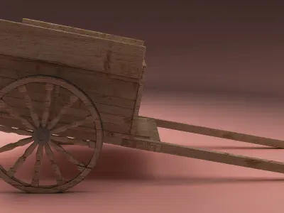 Hay Cart  3D model
