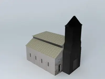 Church Vanxains Free 3D model