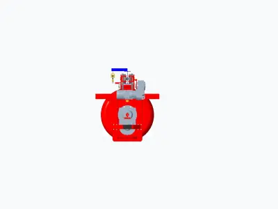 Flying bucket 3D model