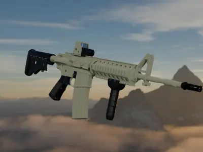 GUN M4A1 3D model
