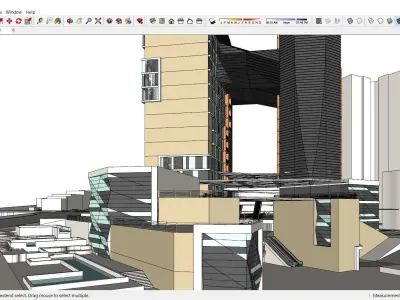 Sketchup Office building K6 3D model