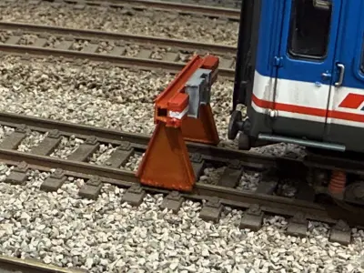OO Model Railway Modern Buffer Stops V2 3D print model