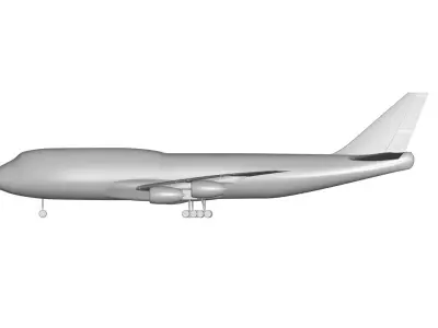 Boeing 747-400 3D model get